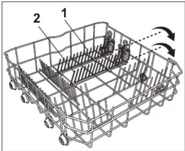 BEKO DFN 05211 X - Opklapbare onderrekjes (2 stuks) - 1