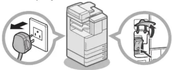 CANON ImageRUNNER ADVANCE C2230i - WAARSCHUWING - 1