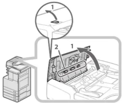 CANON ImageRUNNER ADVANCE C2230i - Reinig de rollen van de aanvoer. - 1