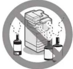 CANON ImageRUNNER ADVANCE C2230i - ■Vermijd installatie van de machine op de volgende plaatsen - 4