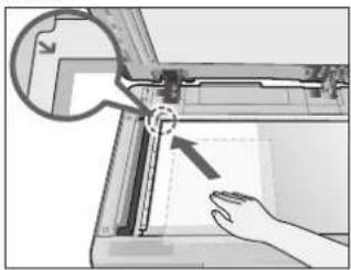 CANON ImageRUNNER ADVANCE C2230i - Originelen op de glasplaat plaatsen - 1
