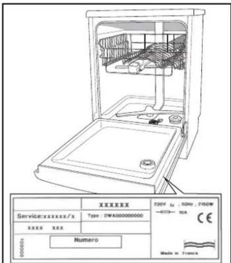BRANDT DFH515WE - OORSPRONKELIJKE ONDERDELEN - 1