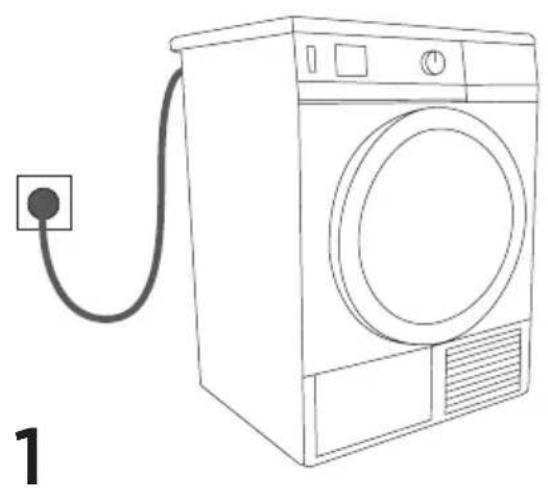 BRANDT BFD92AE - DE DROGER INSCHAKELEN - 1