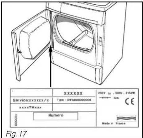 BRANDT EFE8310F - OORSPRONKELIJKE ONDERDELEN - 1