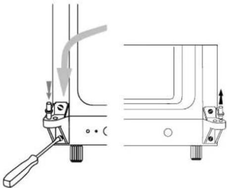 BRANDT CB1780 - Omkeren van de openingsrichting van de deur - 2