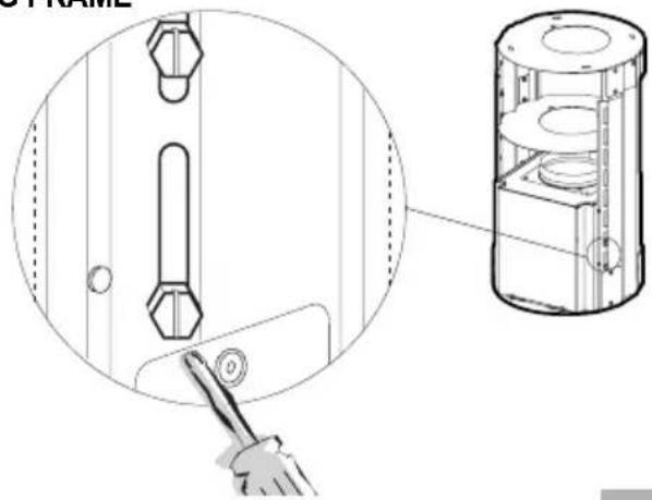 ZANUSSI ZHC 928 x - BEVESTIGING FRAME - 1