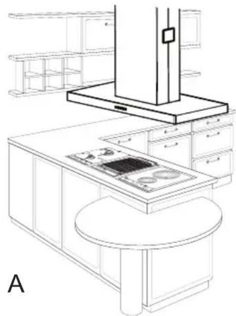 ZANUSSI ZHC 941 X - Bevestiging aan de houten console - 1