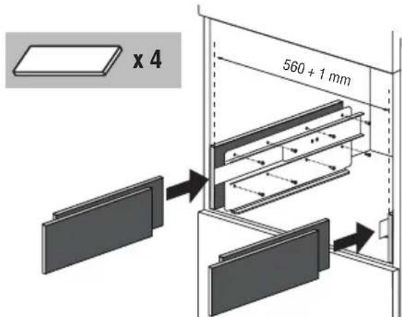 x 4 560 + 1 mm