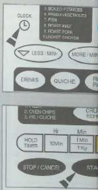 CLOCK I BOLED FOR CHES I PRINT VASCATING I PUSH I ROCKET RED I FOREST PICK I LUXED CHICKEN LESS / MIN MORE / MIN DRINKS QUICHE RIP PU OXYING GRIPS CHINE HIT MIN HOLD TIMER 10 Min 1 Min 1 Kg STOP / CANCEL STA