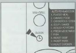 MIN+GRILL AUTO REBEAL/LOCK 1. PLATED WEAL 2. CANNED FOOD 3. CABBEGLE STEM 4. SCOTY LEAVES 5. FLOWER ROTHERS 6. FRUIT VEGETABLE 7. BUSH 8. ROAST MORN 9. ROAST FORK 10. ROAST CHIKKEN