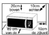 SAMSUNG GE 1072 S - De magnetronoven installeren - 2
