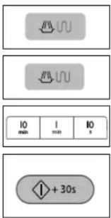 10 min 1 min 10 s + 30s