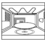 SAMSUNG CE1161T - De plaats van het grillelement bepalen - 1