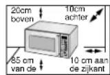 SAMSUNG CE1161T - De magnetronoven installeren - 1