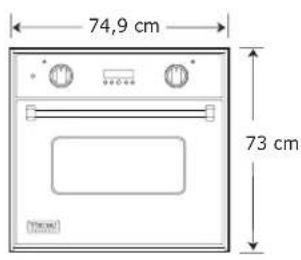 74,9 cm 73 cm