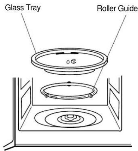 Glass Tray Roller Guide
