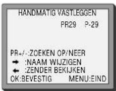 SEG VCR2360NL - Zenders instellen - 17