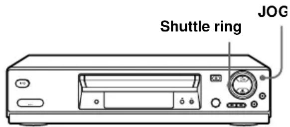 SONY SLV-SX720D - Gebruik van de shuttle ring (alleen bij de SLV-SE820D/E) - 1