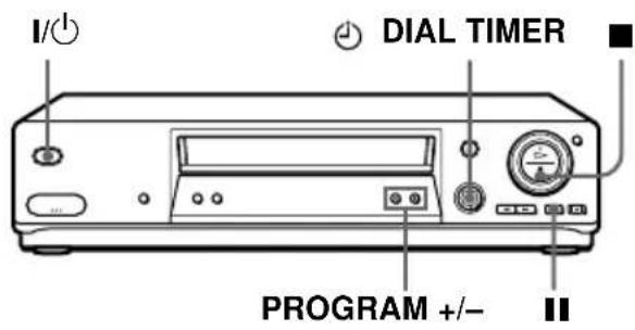 I/○ DIAL TIMER PROGRAM +/-