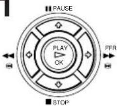 PAUSE PLAY OK FFR STOP