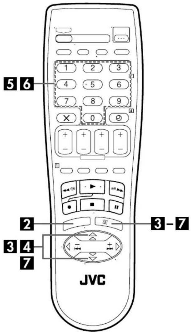 5 6 1 2 3 4 5 6 7 8 9 × 0 + + + + - - - - 1 2 3 - 7 3 4 7 JVC