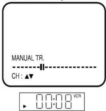 MANUAL TR. CH : ▲▼ 00:00 VCR