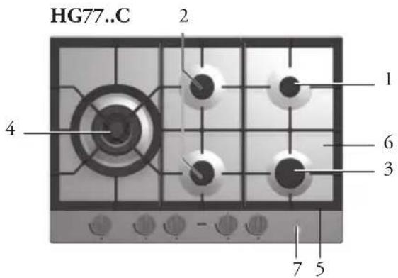 Atag HG97C - Uw gaskookplaat - 3