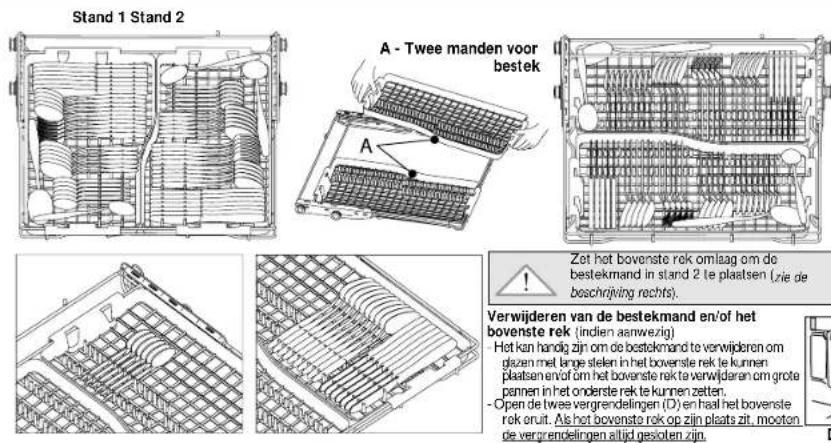 BAUKNECHT GSF 6619 r pc - Vullen van het BOVENSTE REK - 1