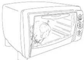 DELONGHI RO3800 - GEBRUIK GRILL MET BRAADSPIT (INDIEN AANWEZIG) - 6