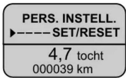 Pelgrim KK 7174 - PERSOONLIJKE INSTELLINGEN - 2