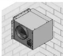Itho D 820 - Montage ventilatorunit op afstand van de schouw - 4