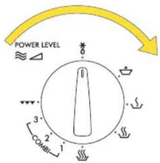 POWER LEVEL 3° COALI 2° 1°