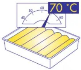 70 °C