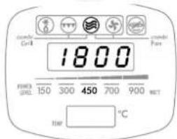Grill 1800 FRESH GREEN 150 300 450 700 900 MET TAW °C