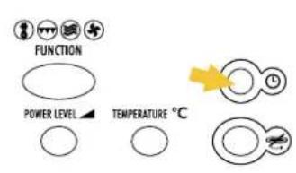 FUNCTION POWER LEVEL TEMPERATURE °C