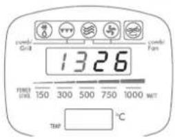 condy Grill condy Fan 1326 FINDL (VB) 150 300 500 750 1000 WIT TEMP °C