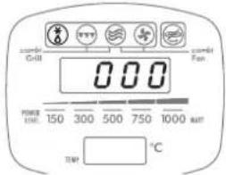 C-III 0 0 0 Fan POWER TIME: 150 300 500 750 1000 am TEMP °C