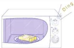DELONGHI MW 600 - HET AANZETTEN VAN DE OVEN MET DE FUNCTIE ALLEEN MAGNETRON - 9