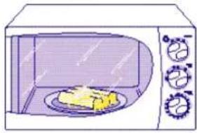 DELONGHI MK 6010 - HET AANZETTEN VAN DE OVEN MET DE FUNCTIE ALLEEN MAGNETRON - 2