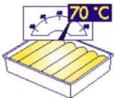 70 °C