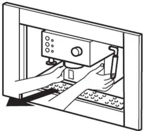 WHIRLPOOL Smakrik BEM 510S - Πλήρωση του δοχείου νερού - 1