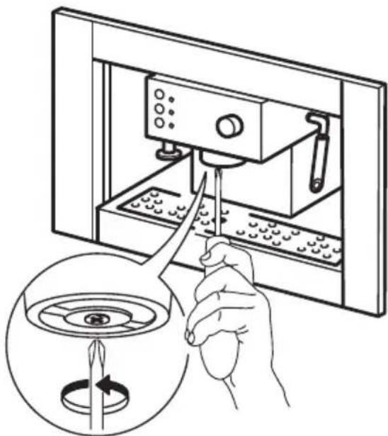 WHIRLPOOL Smakrik BEM 510S - Καθαρισμός του στορίου εξόδου του βραστήρα - 1