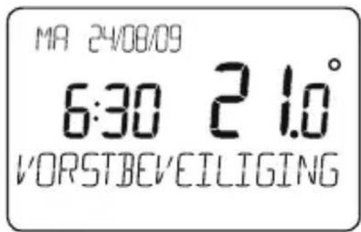MA 24/08/09 6:30 21.0° VORSTBEVEILIGING