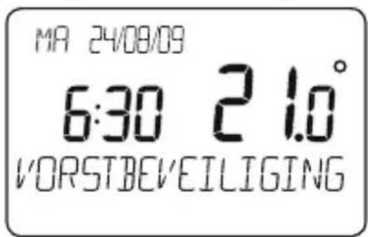 MA 24/08/09 6:30 21.0° VORSTBEVEILIGING