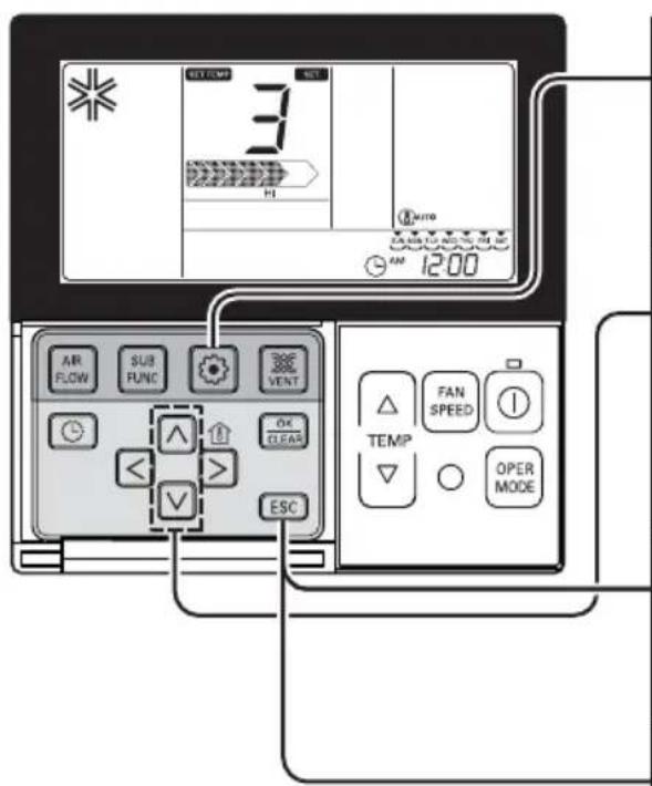 LG UT24H - Functies instellen – temperatuur wijzigen - 1
