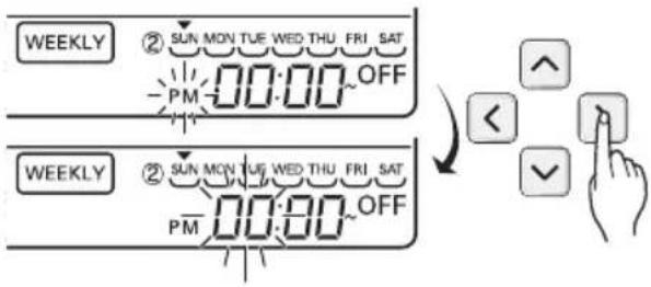 LG CT36 - Programmeren: Wekelijkse reservering - 7