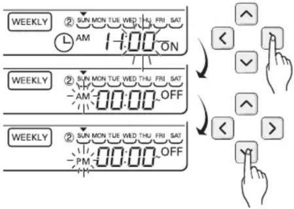 LG CT18 NQ2 - Programmeren: Wekelijkse reservering - 6