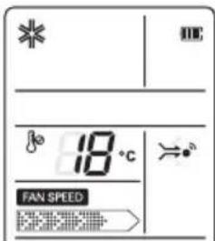 * III 18°C FAN SPEED 18℃