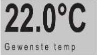 DAIKIN Altherma EHVX08S26CA - De werkelijke en de gewenste ruimtetemperatuur aflezen - 3