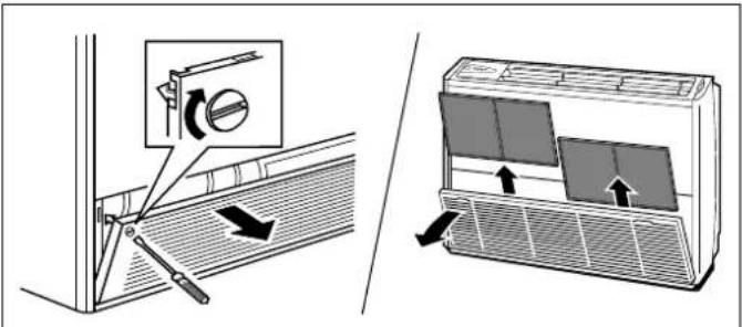 CARRIER 42 VKX - Reinigen van het filter - 1